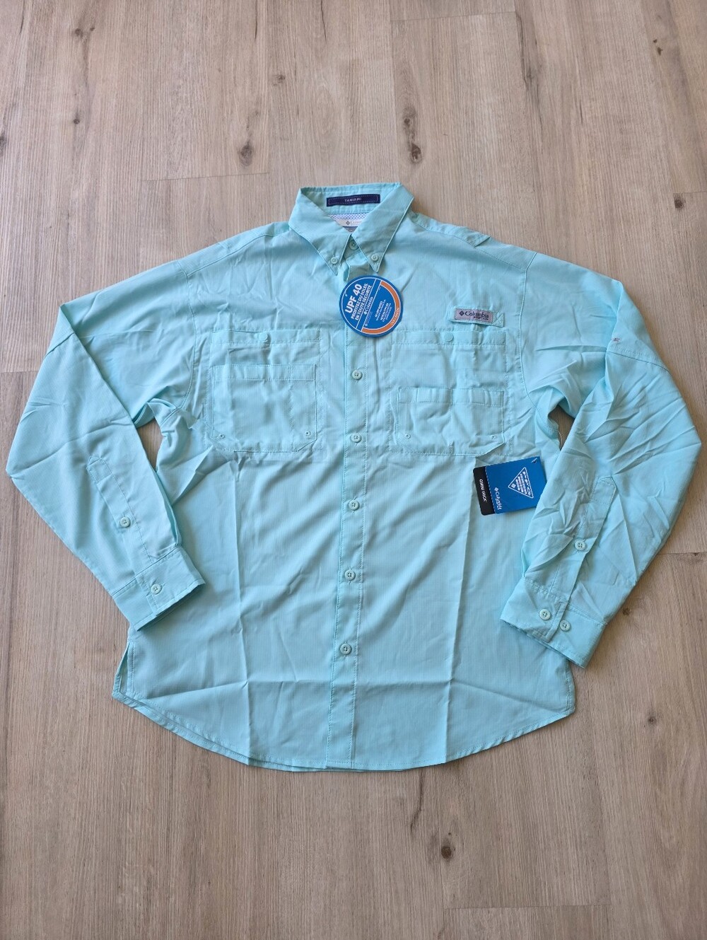 Columbia Men's PFG Tamiami II Long Sleeve Fishing Shirt Size S